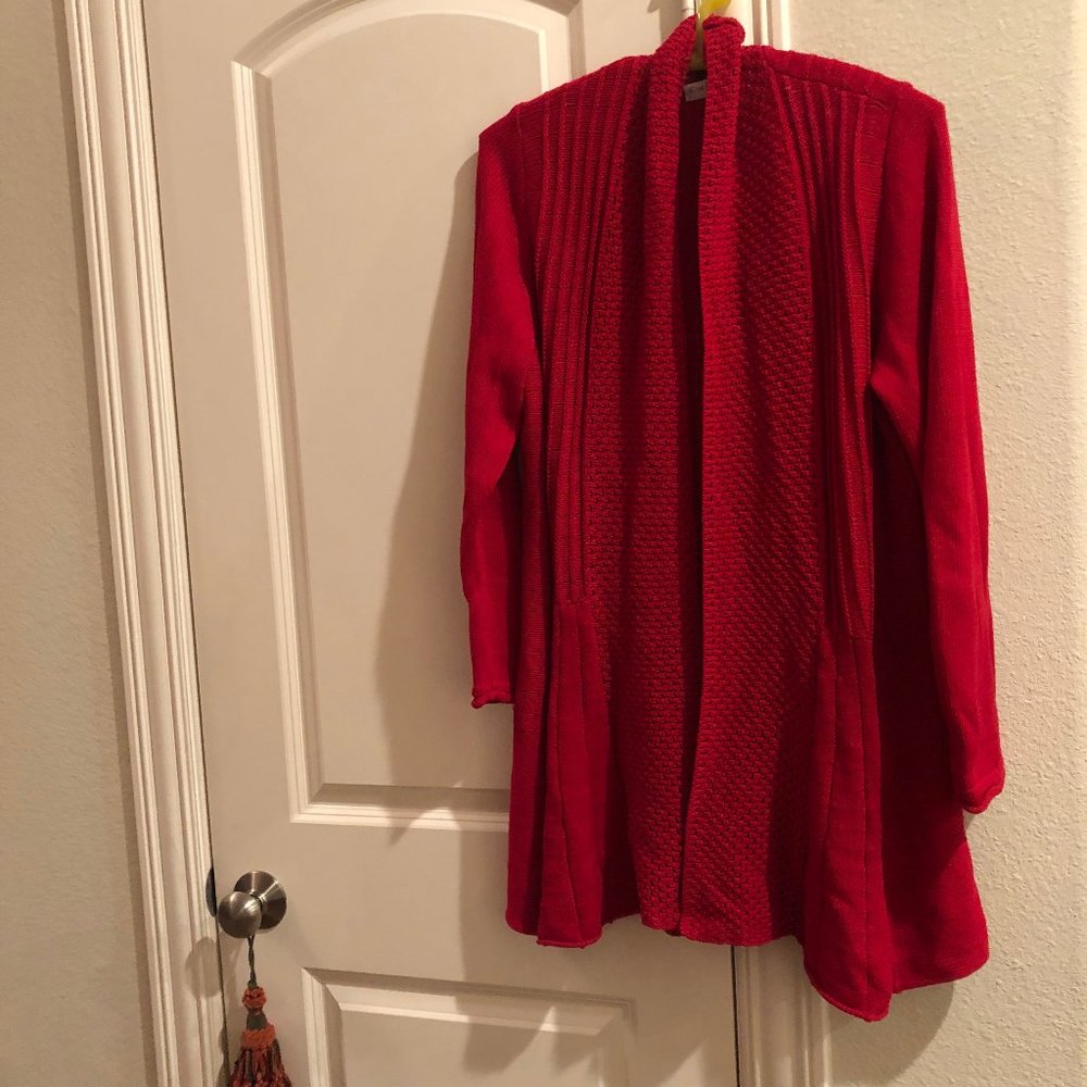 Red Cotton Sweater